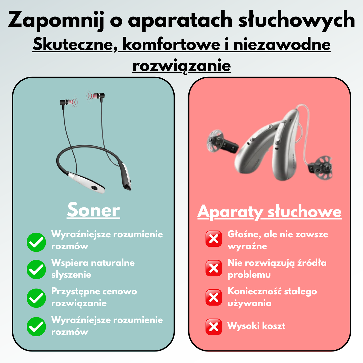 Soner - Urządzenie do poprawy słuchu