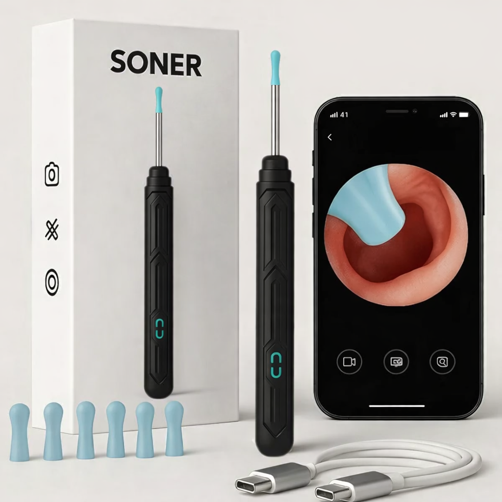 Inteligentny czyścik do uszu