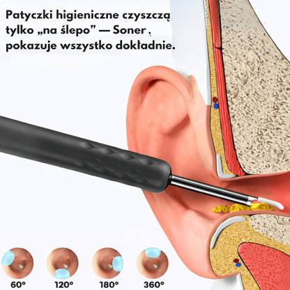 Inteligentny czyścik do uszu
